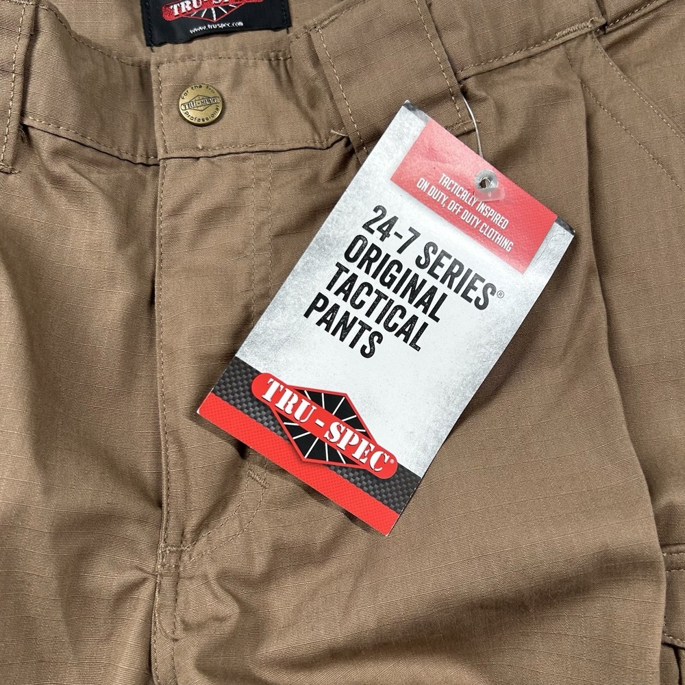 Tru-Spec Pants Women 12 Tactical Cargo Utility Rip Stop Original Brown Uniform - Picture 6 of 10